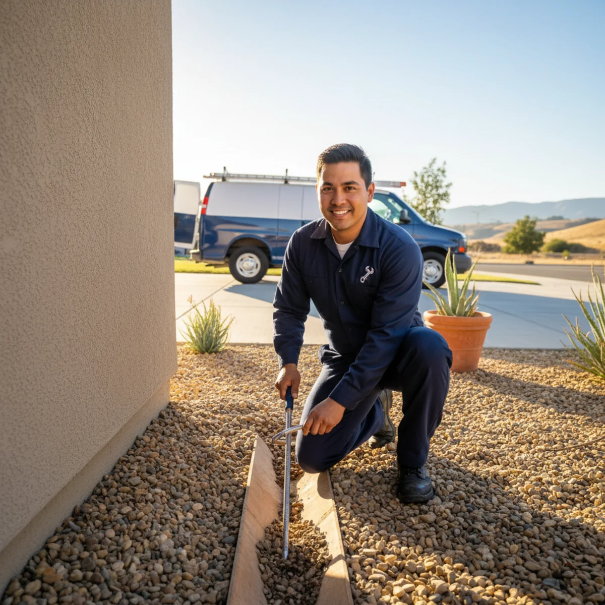 French Drain Cleaning in Banning, CA