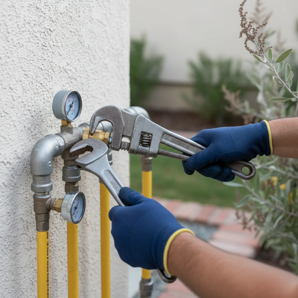Natural Gas Line Repair in Banning, CA