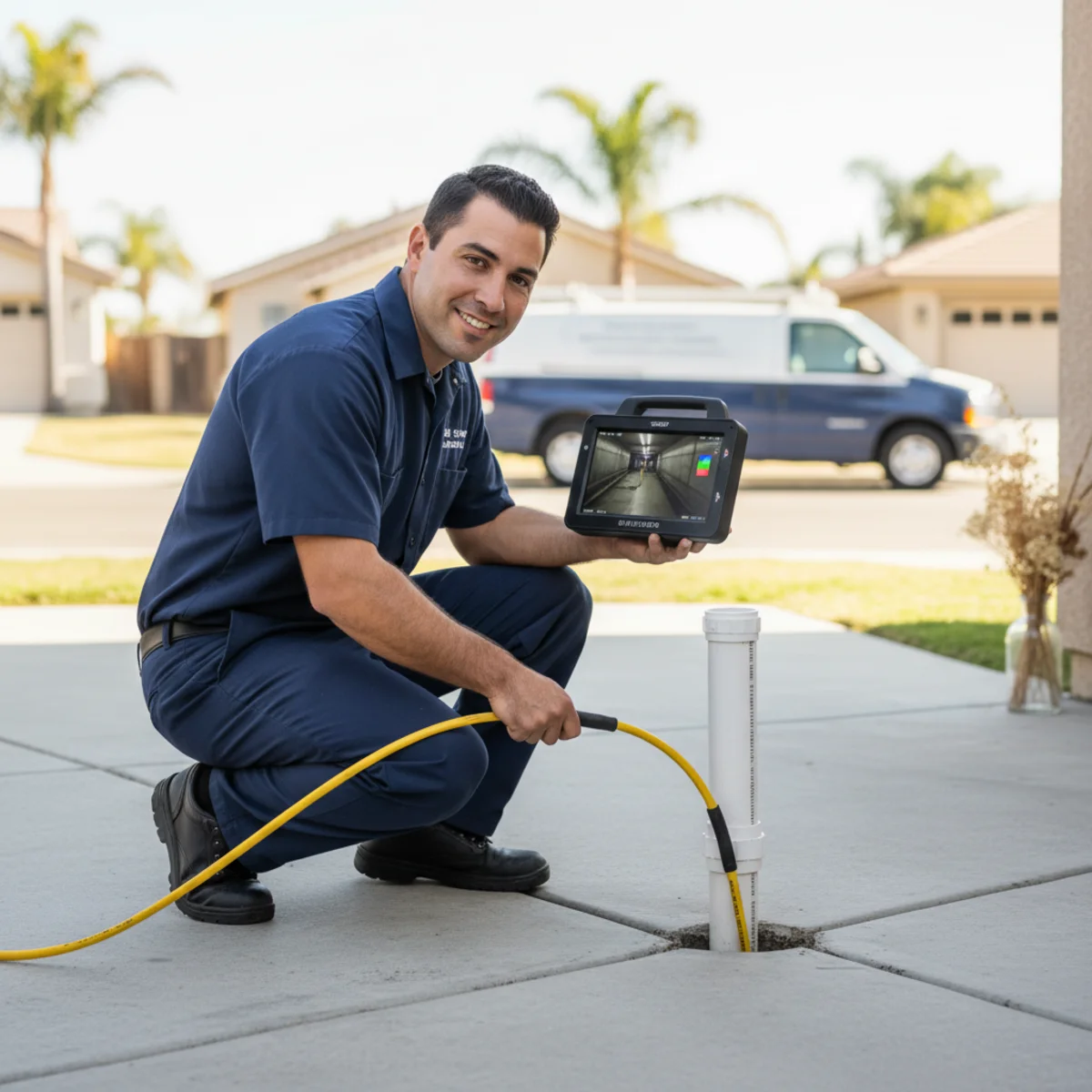 Sewer Camera Inspection in Banning, CA