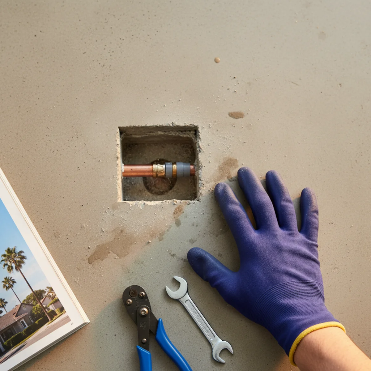 Slab Leak Repair in Banning, CA