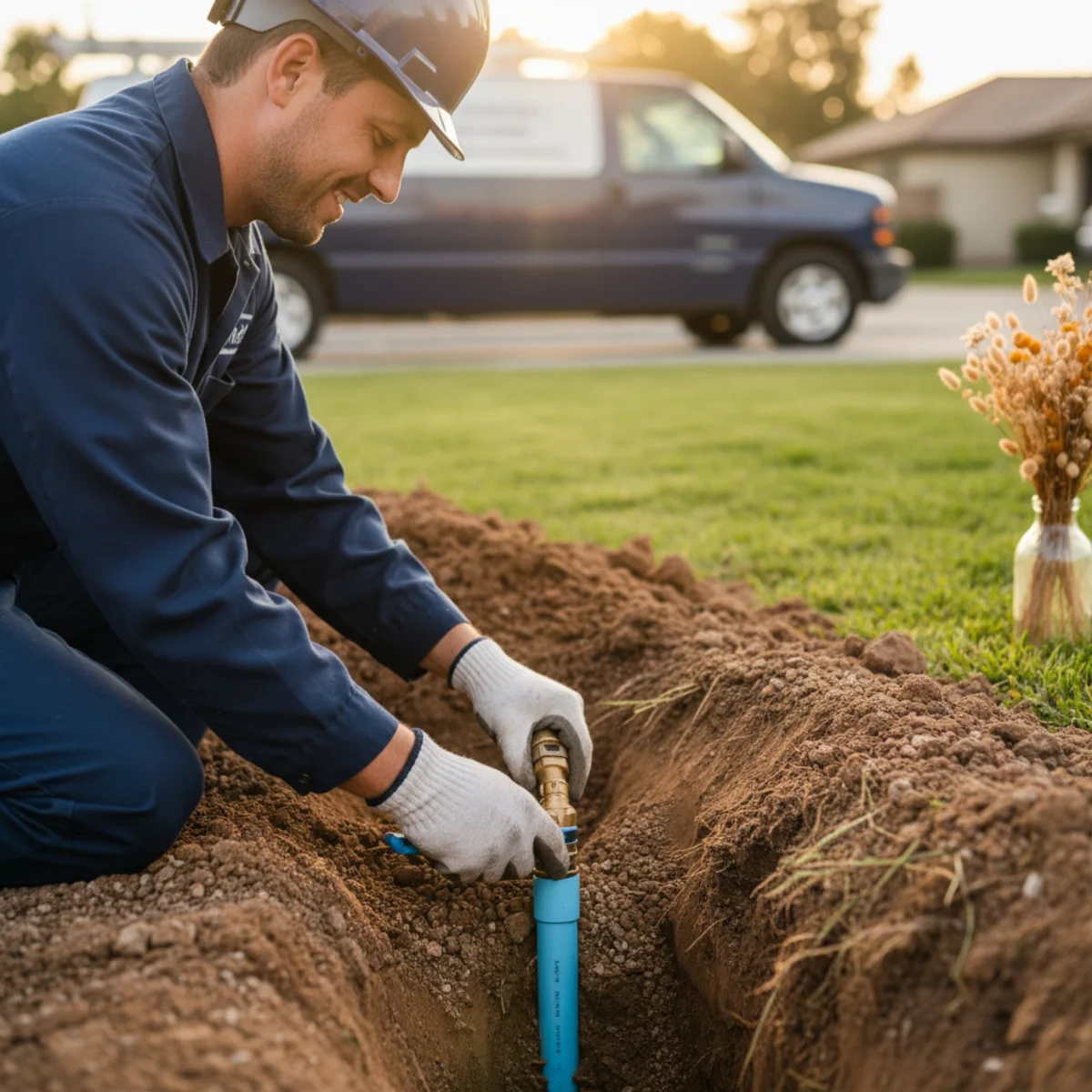 Water Line Replacement in Banning, CA
